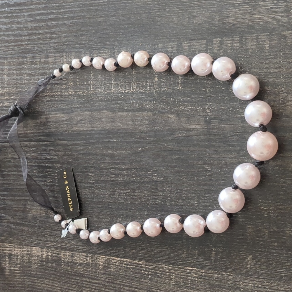 Stephan & Co. Large Beaded Necklace NWT